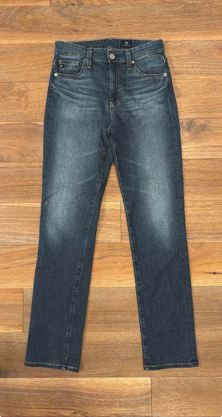 AG Mari Mid Rise Slim Straight Jeans Size 27